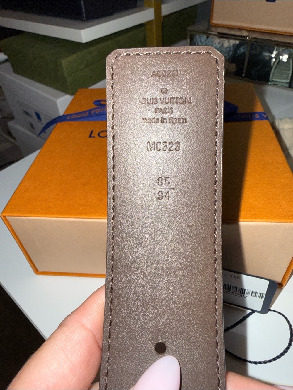 ✨ New Authentic Louis Vuitton Brown Monogram Belt ✨ - Picture 6 of 6